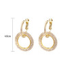 Fashion Hoop Earrings for Women in Gold