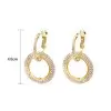 Fashion Hoop Earrings for Women in Gold