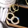 Fashion Hoop Earrings for Women in Gold