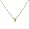 Rose Gold Alloy Fashion Necklace