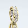 White Sapphire Paved Fluid Contemporary Wedding Ring