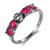 Fashion Skull Eternity Band Ring/2 Colors