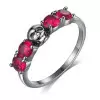 Fashion Skull Eternity Band Ring/2 Colors