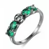 Fashion Skull Eternity Band Ring/2 Colors