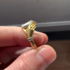 6ct Emerald Cut Love Hands Promise Ring