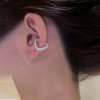  Fashion Heart Hoop Earclip Earrings