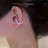  Fashion Heart Hoop Earclip Earrings