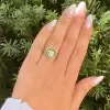 3ct Heart Cut White Sapphire Vintage Engagement Ring