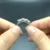3ctw Heart Cut Three-stone Engagement Ring