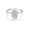 Handmade 0.75Ct Modern Twist  Pear Cut Wedding Ring Set