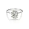 Handmade 0.75Ct Modern Twist  Pear Cut Wedding Ring Set