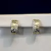 Flush Set Multicolor Sapphire Starry Hoop Earrings