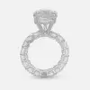 5ct Pear Cut White Sapphire Engagement Ring