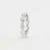 Handmade Pear Cut Eternity Women's Band
