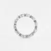 Handmade Pear Cut Eternity Women's Band