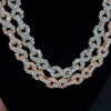 58ctw White Sapphire Infinity Statement Necklace