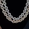 58ctw White Sapphire Infinity Statement Necklace