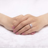 Handmade 3 Ct Heart Cut White Sapphire Ring