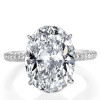 Handmade 5 Ct Oval Cut Lab-created Engagement Ring