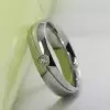Handmade White Sapphire Titanium Steel Men's Wedding Band