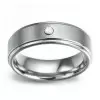 Handmade Classic Titanium Steel Men's Wedding Band