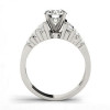 1.2ct Round Cut White Sapphire 2pcs Bridal Set