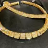 Radiant Cut Yellow Sapphire Tennis Necklace & Bracelet Sets