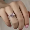3.5ct Heart Cut Pink Sapphire Engagement Ring