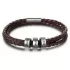 Personalized Leather Name Bracelet for Men 