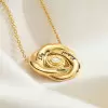 Love Knot Necklace in Gold