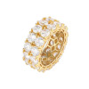 Double Eternity Men's Band Ring In Copper