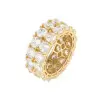 Double Eternity Men's Band Ring In Copper