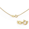 Russian Ring Necklace in Gold
