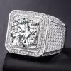 Handmade 6.5 CT Round Cut Men's Ring