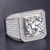 Handmade 6.5 CT Round Cut Men's Ring