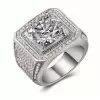 Handmade 6.5 CT Round Cut Men's Ring