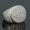 Handmade Gold Cluster Men's Ring