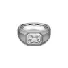 3.0ct Emerald Cut  Diamond Ring For Men