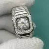 1.0ct Men's Round Cut Diamond Ring in Sterling Silver