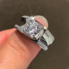 2.0ct Round Cut Diamond Ring For Men