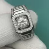 1.0ct Men's Round Cut Diamond Ring in Sterling Silver