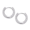 Men Hip Hop Diamond Hoop Earrings