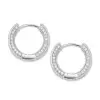 Men Hip Hop Diamond Hoop Earrings