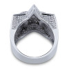 Men Hip Hop Iced Diamond Star Ring