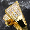Men Hip Hop Iced Diamond Butterfly Ring