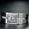 Handmade 925 Sterling Silver Men's Ring Band
