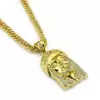 Men's Gold Jesus Necklace