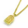 Men's Gold Jesus Necklace