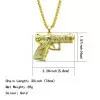 Men's Hip Hop Handgun Necklace
