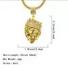 Men's Gold Lion King Necklace